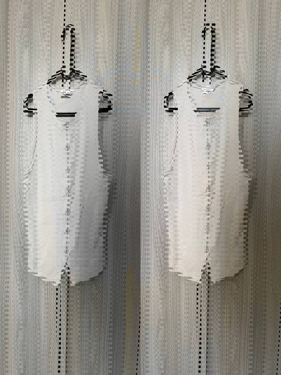 White Top with Buttons