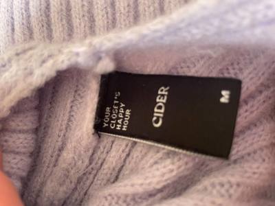 Ribbed Knit Sweater (lavender) - image 2