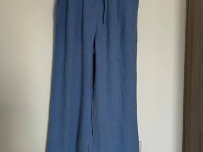 Linen Trousers (light blue) - image 3