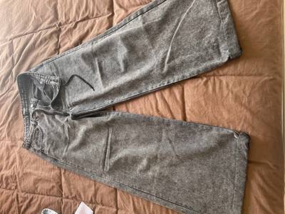 Jeans (grey, wide leg) - image 1