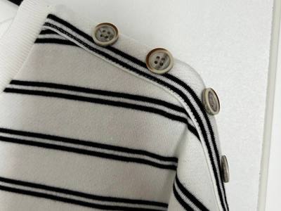 Striped Sweatshirt (white/black) - image 2